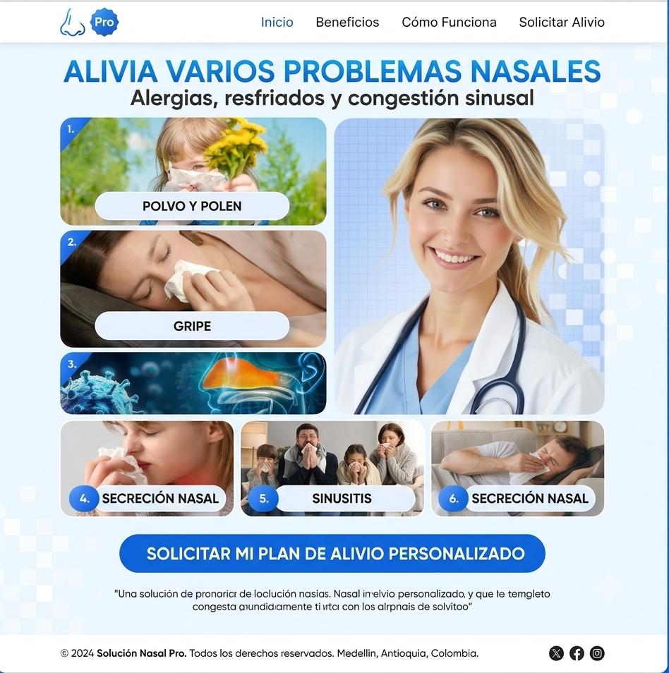 alivio para la congestion nasal